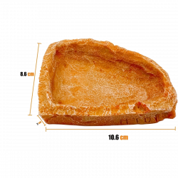 Miska do rohu na vodu/krmivo - oranžová